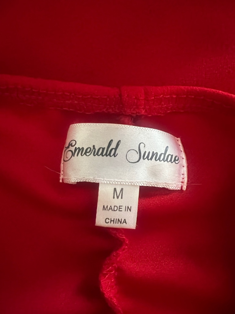 Red Spaghetti-Strap Mini Dress - Picture 5 of 5